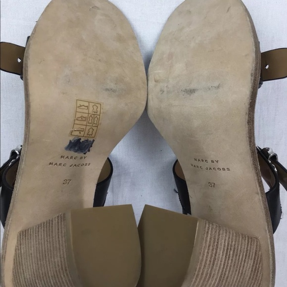 HP🌟 Marc By Marc Jacobs Buckle High Heel Sandals - Picture 6 of 6